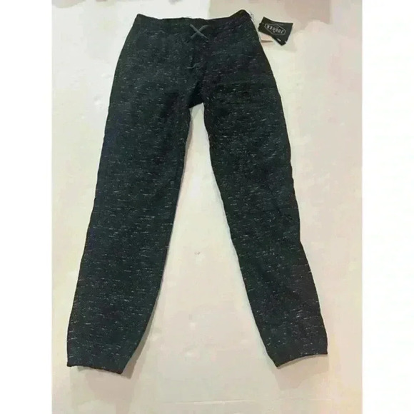 Brooklyn‎ Cloth Jogger Womens Small Black Tapered Leg Casual Stretch Waist - Picture 1 of 9